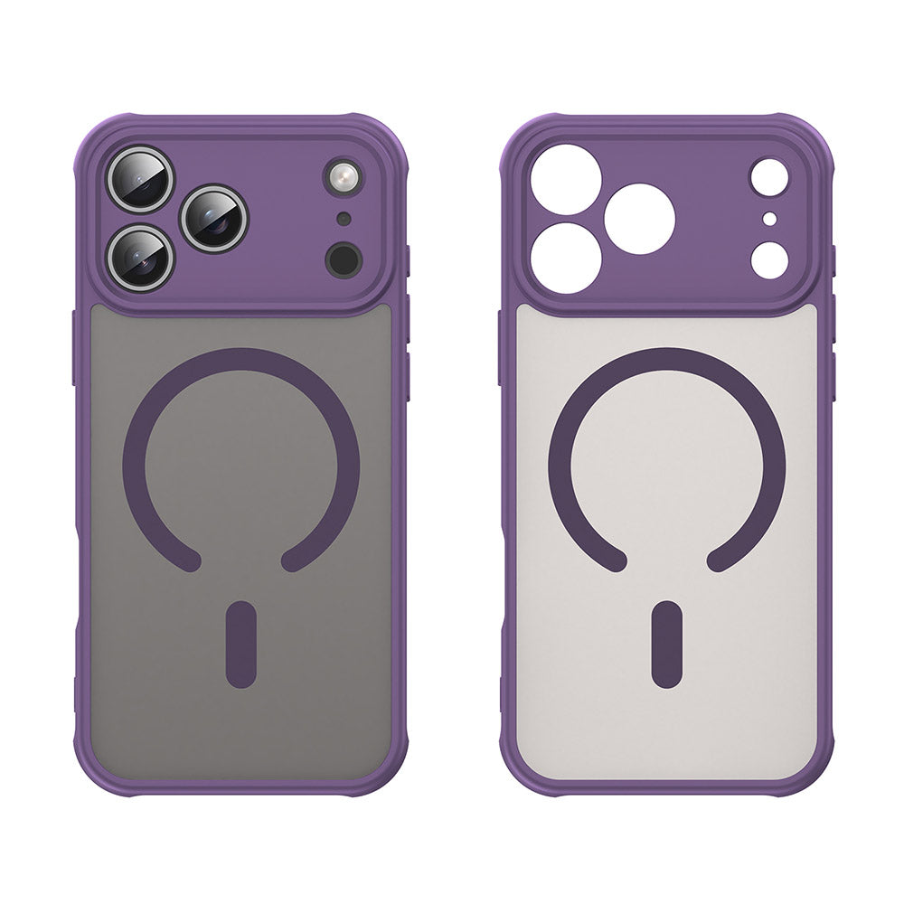 Coque MagSafe pour Apple iPhone 18 Pro / 17 Pro, Techsuit, HaloFrost II, Violet