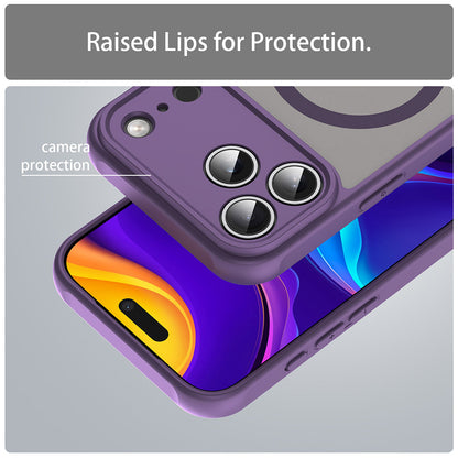 Coque MagSafe pour Apple iPhone 18 Pro / 17 Pro, Techsuit, HaloFrost II, Violet