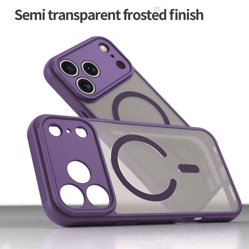 Coque MagSafe pour Apple iPhone 18 Pro / 17 Pro, Techsuit, HaloFrost II, Violet