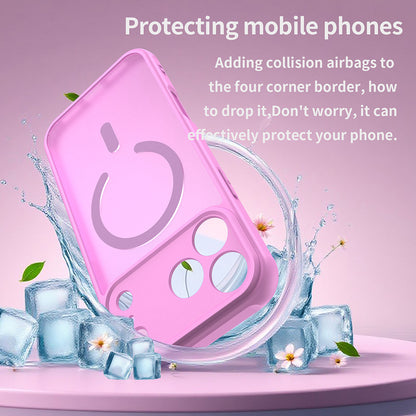 Coque MagSafe pour Apple iPhone 18 Pro / 17 Pro, Techsuit, HaloFrost II, Rose