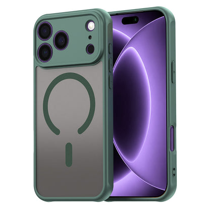 Coque MagSafe pour Apple iPhone 18 Pro / 17 Pro, Techsuit, HaloFrost II, Vert