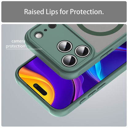 Coque MagSafe pour Apple iPhone 18 Pro / 17 Pro, Techsuit, HaloFrost II, Vert