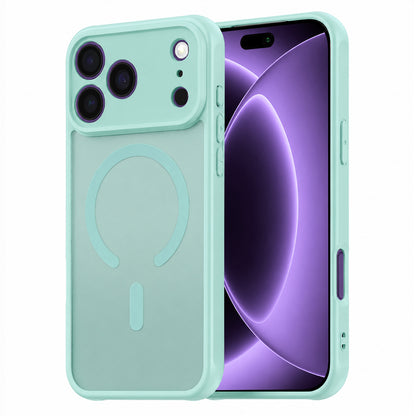 Coque MagSafe pour Apple iPhone 18 Pro / 17 Pro, Techsuit, HaloFrost II, Vert Clair
