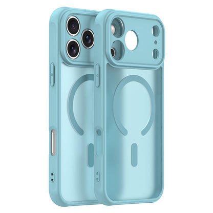 Coque MagSafe pour Apple iPhone 18 Pro / 17 Pro, Techsuit, HaloFrost II, Vert Clair