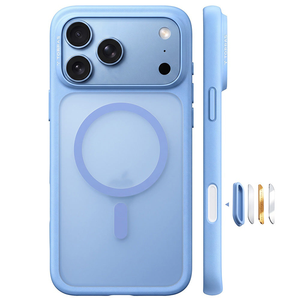 MagSafe Case for Apple iPhone 18 Pro / 17 Pro, Torras, Guardian, Blue