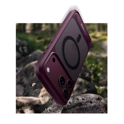 MagSafe Case for Apple iPhone 18 Pro / 17 Pro, Torras, Ostand L1 Guardian, Purple
