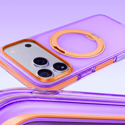 Coque MagSafe pour Apple iPhone 18 Pro / 17 Pro, Torras, Ostand O3 Hue, Violet