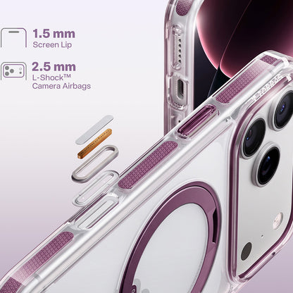 Coque MagSafe pour Apple iPhone 18 Pro / 17 Pro, Torras, Ostand O3 Light, Violet
