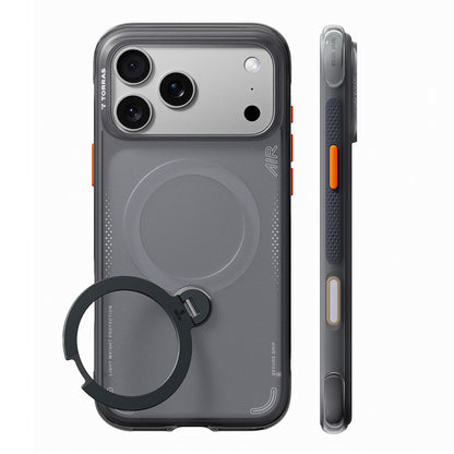 MagSafe Case for Apple iPhone 18 Pro / 17 Pro, Torras, Ostand Q3 Air, Gray