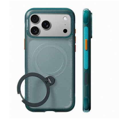 Coque MagSafe pour Apple iPhone 18 Pro / 17 Pro, Torras, Ostand Q3 Air, Vert