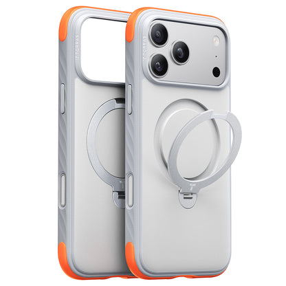 Coque MagSafe pour Apple iPhone 18 Pro / 17 Pro, Torras, Ostand Q3 Rugged, Blanche