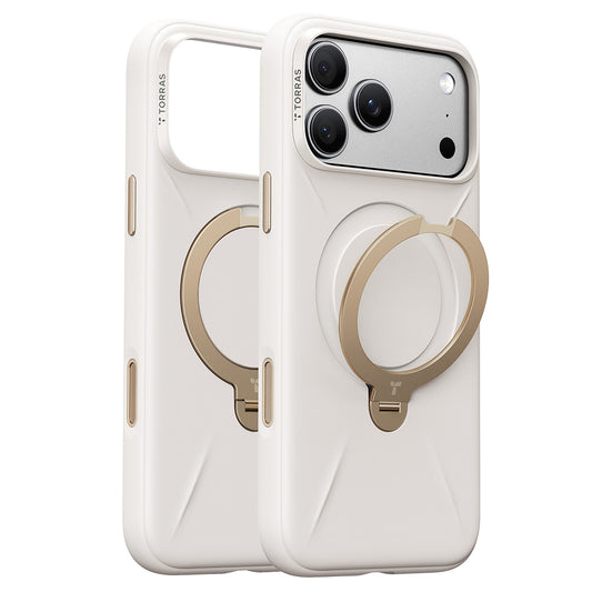 Coque MagSafe pour Apple iPhone 18 Pro / 17 Pro, Torras, QPRO Silicone, Blanche