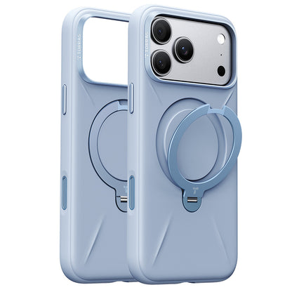 Coque MagSafe pour Apple iPhone 18 Pro / 17 Pro, Torras, QPRO Silicone, Bleue