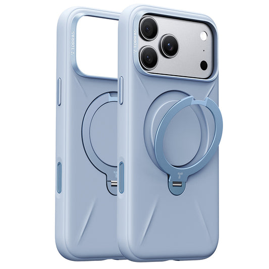 Coque MagSafe pour Apple iPhone 18 Pro / 17 Pro, Torras, QPRO Silicone, Bleue