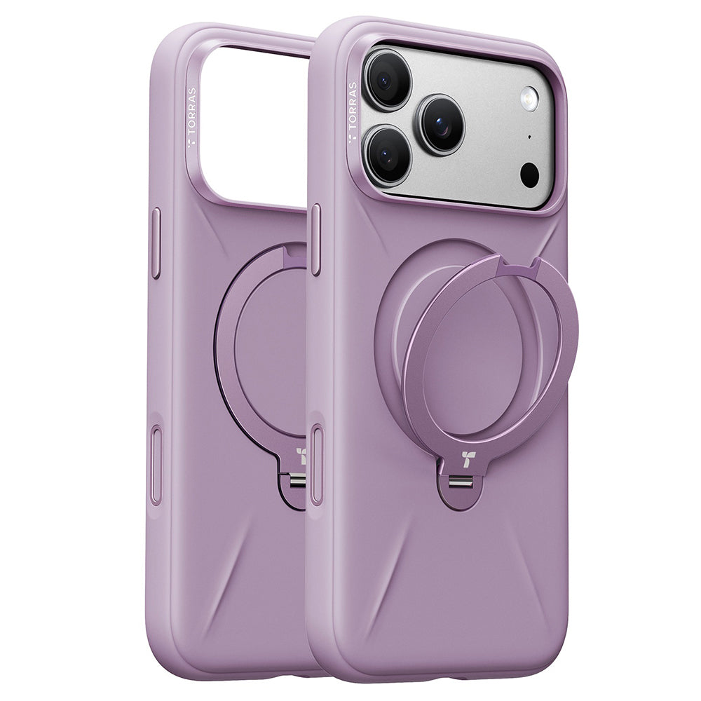 Coque MagSafe pour Apple iPhone 18 Pro / 17 Pro, Torras, QPRO Silicone, Violet