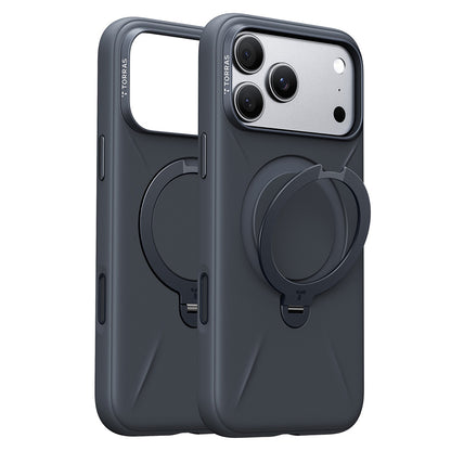 Coque MagSafe pour Apple iPhone 18 Pro / 17 Pro, Torras, QPRO Silicone, Noire