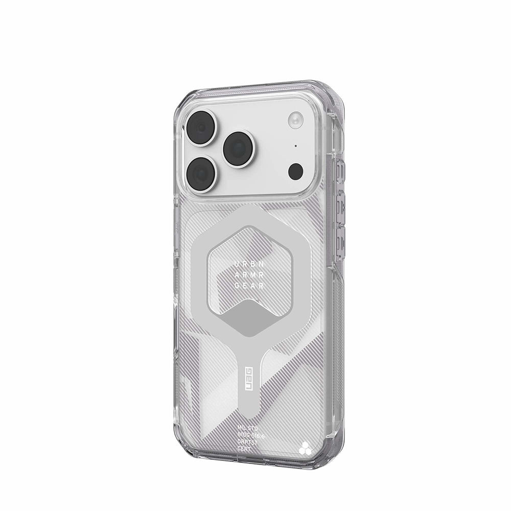 Coque MagSafe pour Apple iPhone 18 Pro / 17 Pro, Urban Armor Gear, Plyo, Argentée