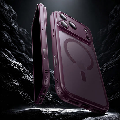 Coque MagSafe pour Apple iPhone 18 Pro, ESR, Classic Hybrid, Bordeaux Foncé Satiné