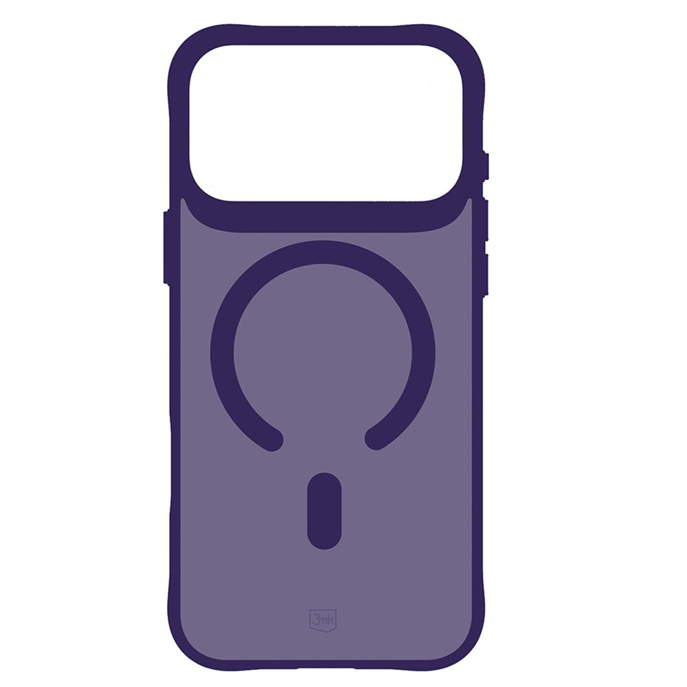 Coque MagSafe pour Apple iPhone 18 Pro Max / 17 Pro Max, 3MK, Smoke MagCase, violette