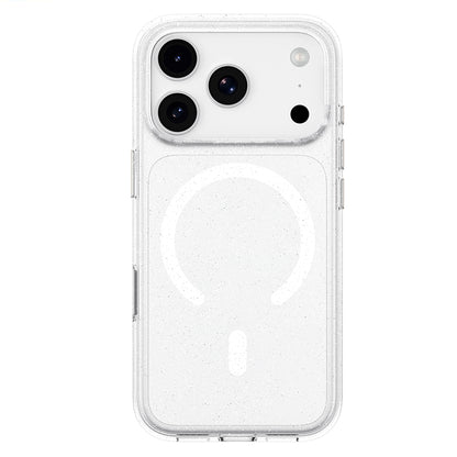 Coque MagSafe pour Apple iPhone 18 Pro Max / 17 Pro Max, Blueo, Crystal Pro Anti-Drop Glitter, transparente