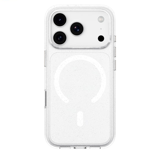 Coque MagSafe pour Apple iPhone 18 Pro Max / 17 Pro Max, Blueo, Crystal Pro Anti-Drop Glitter, transparente