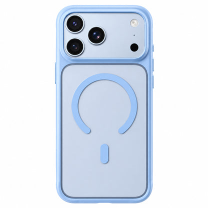 Coque MagSafe pour Apple iPhone 18 Pro Max / 17 Pro Max, Blueo, douce pour la peau et antichoc, bleu satiné
