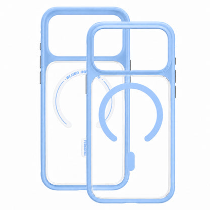 Coque MagSafe pour Apple iPhone 18 Pro Max / 17 Pro Max, Blueo, douce pour la peau et antichoc, bleu satiné