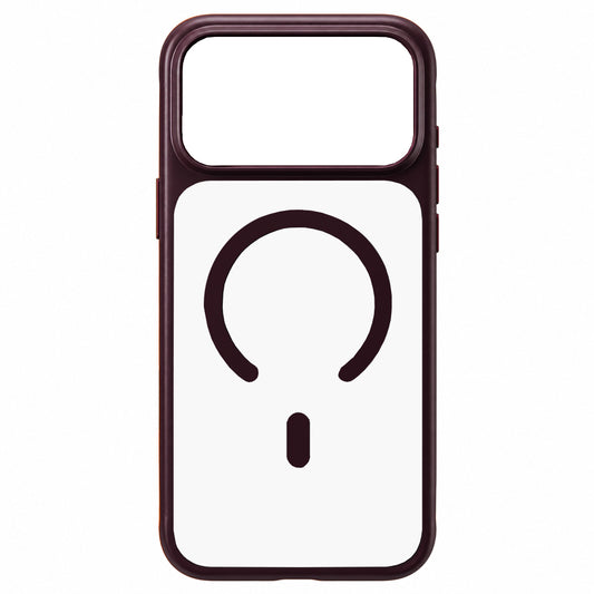 Coque MagSafe pour Apple iPhone 18 Pro Max / 17 Pro Max, Blueo, douce pour la peau et antichoc, bordeaux satiné