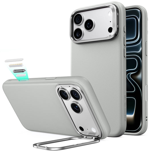 Coque MagSafe pour Apple iPhone 18 Pro Max / 17 Pro Max, ESR, Atelier avec support, Gris