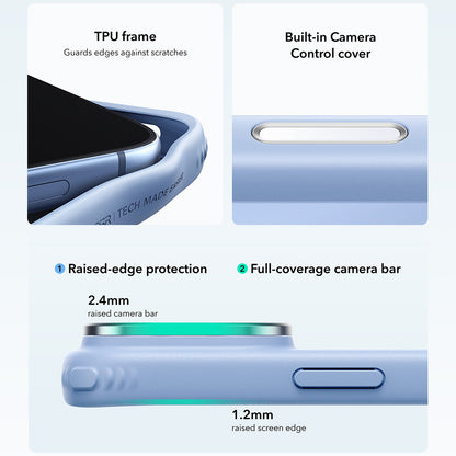 Coque MagSafe pour Apple iPhone 18 Pro Max / 17 Pro Max, ESR, Classic Hybrid Kickstand, Bleu Satiné