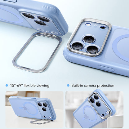 Coque MagSafe pour Apple iPhone 18 Pro Max / 17 Pro Max, ESR, Classic Hybrid Kickstand, Bleu Satiné