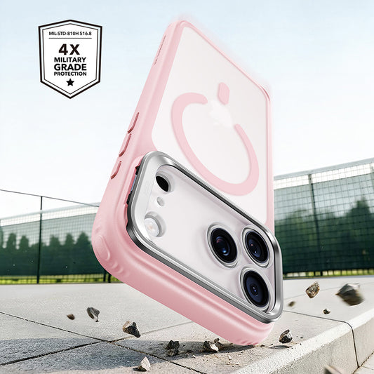 Coque MagSafe pour Apple iPhone 18 Pro Max / 17 Pro Max, ESR, Classic Hybrid Kickstand, Rose Satiné