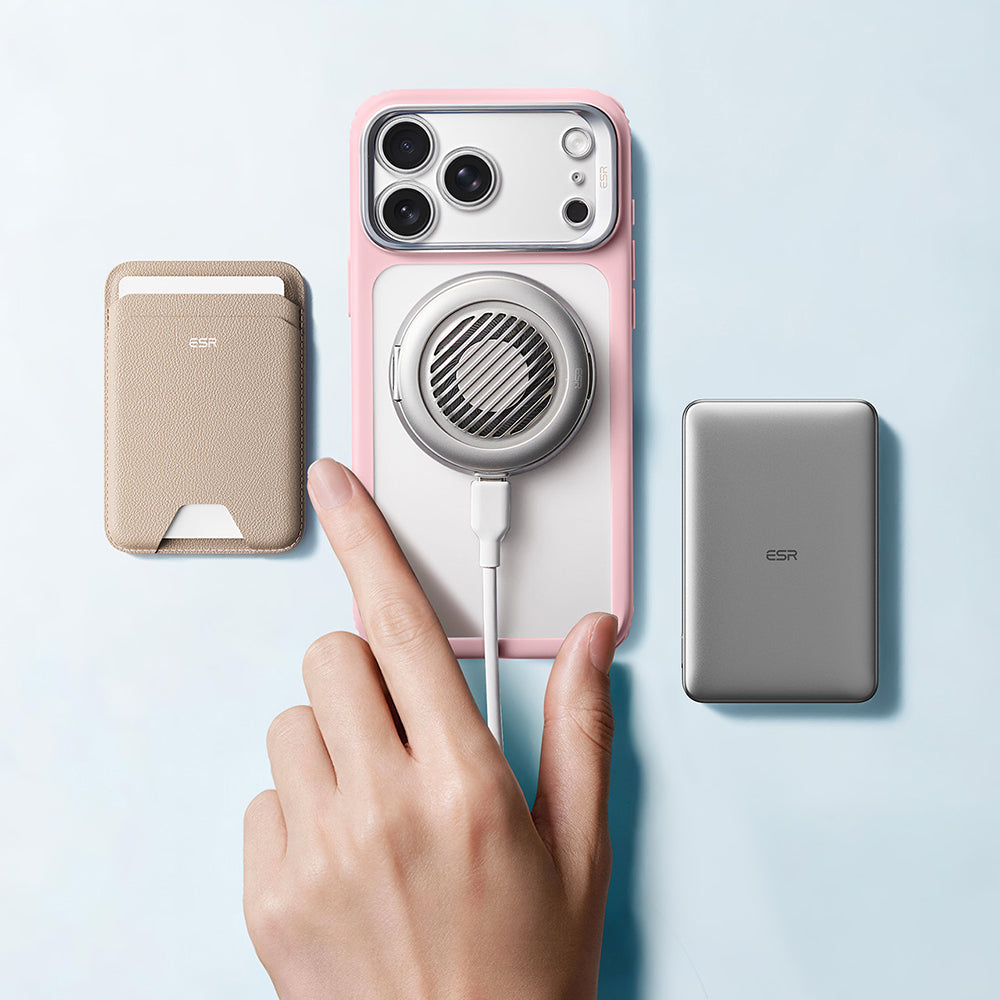 Coque MagSafe pour Apple iPhone 18 Pro Max / 17 Pro Max, ESR, Classic Hybrid Kickstand, Rose Satiné