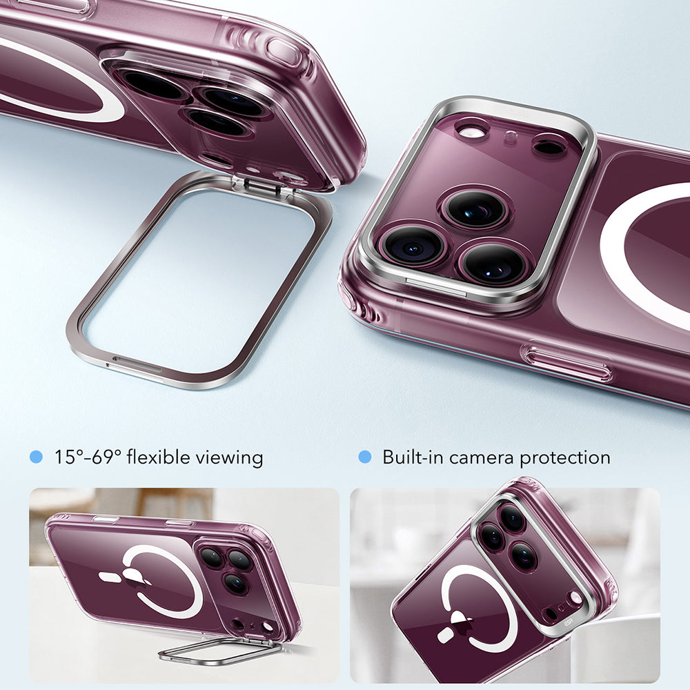 Coque MagSafe pour Apple iPhone 18 Pro Max / 17 Pro Max, ESR, Classic Hybrid Kickstand, Transparente