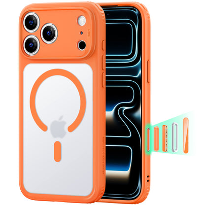 Coque MagSafe pour Apple iPhone 18 Pro Max / 17 Pro Max, ESR, Classic Hybrid, Orange Satinée