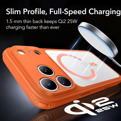Coque MagSafe pour Apple iPhone 18 Pro Max / 17 Pro Max, ESR, Classic Hybrid, Orange Satinée