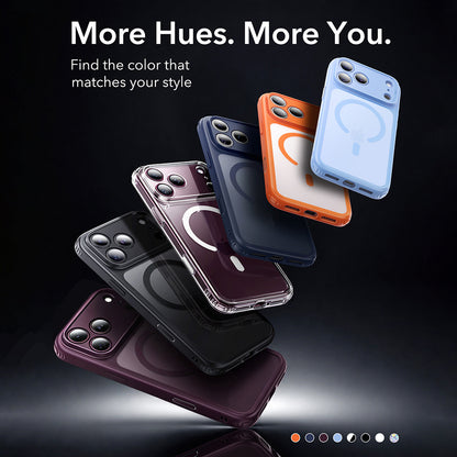 Coque MagSafe pour Apple iPhone 18 Pro Max / 17 Pro Max, ESR, Classic Hybrid, Orange Satinée