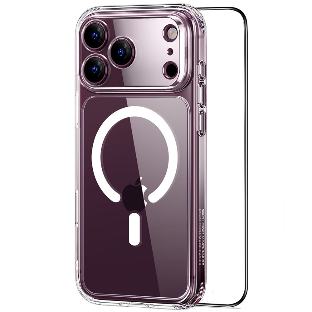 Coque MagSafe pour Apple iPhone 18 Pro Max / 17 Pro Max, ESR, Classic Hybrid avec protecteur d'écran, Transparente