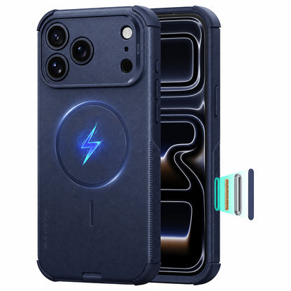Coque MagSafe pour Apple iPhone 18 Pro Max / 17 Pro Max, ESR, Cyber, Bleu marine
