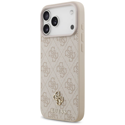 Coque MagSafe pour Apple iPhone 18 Pro Max / 17 Pro Max, Guess, 4G Small and Classic, Rose