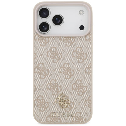Coque MagSafe pour Apple iPhone 18 Pro Max / 17 Pro Max, Guess, 4G Small and Classic, Rose