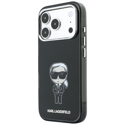 MagSafe Case for Apple iPhone 18 Pro Max / 17 Pro Max, Karl Lagerfeld, HC IML Ikonik Sketch Print, Black