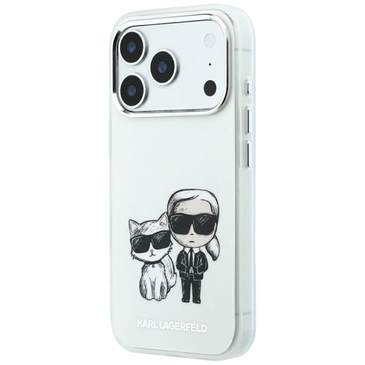 Coque MagSafe pour Apple iPhone 18 Pro Max / 17 Pro Max, Karl Lagerfeld, KC Bodies Sketch, Beige