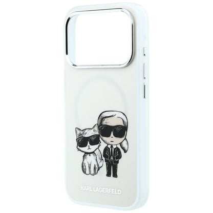 MagSafe Case for Apple iPhone 18 Pro Max / 17 Pro Max, Karl Lagerfeld, KC Bodies Sketch, Beige