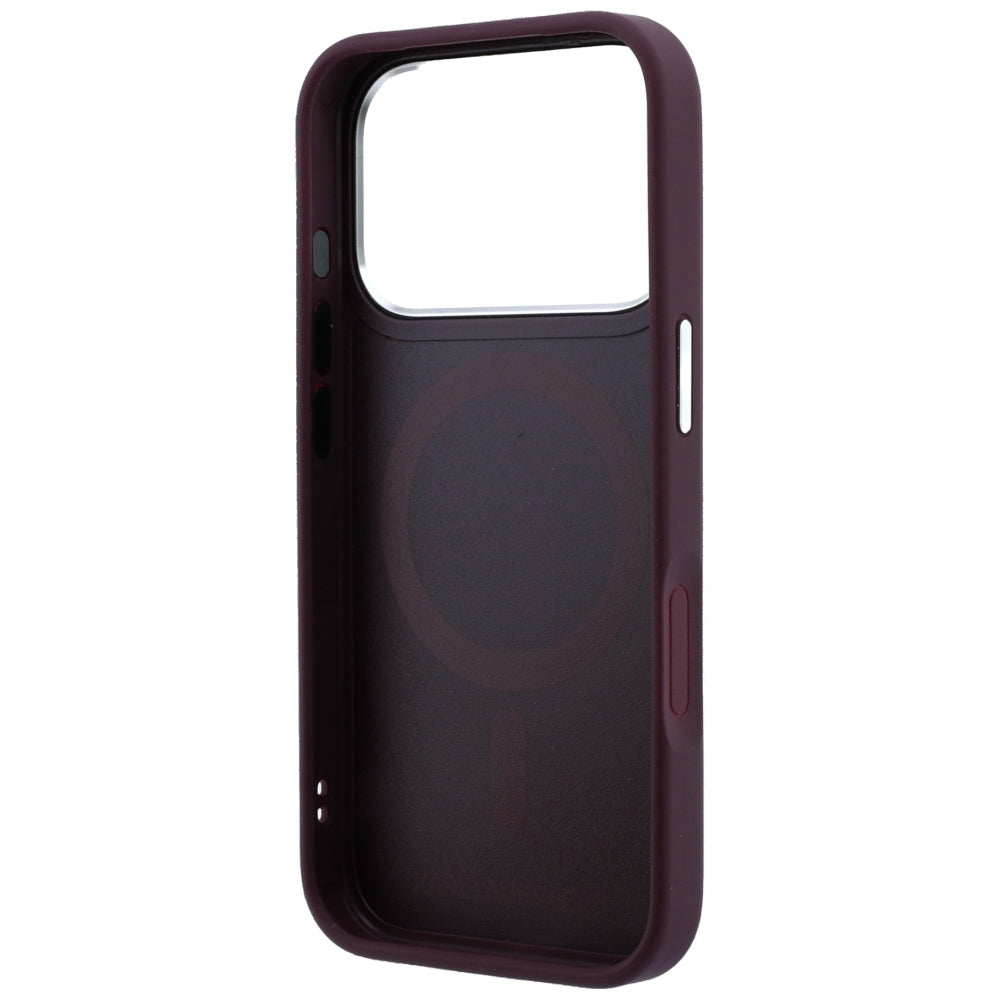 Coque MagSafe pour Apple iPhone 18 Pro Max / 17 Pro Max, Karl Lagerfeld, Point and Choupette Sketch, Bordeaux