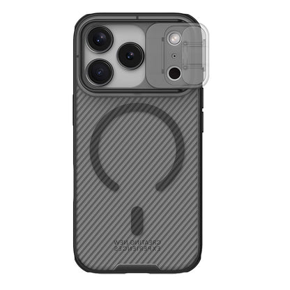 Coque MagSafe pour Apple iPhone 18 Pro Max / 17 Pro Max, Nillkin, CamShield Pro, Noir Transparent