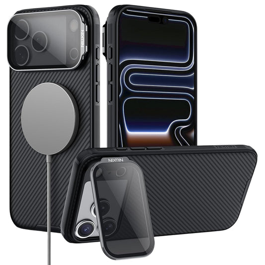 Coque MagSafe pour Apple iPhone 18 Pro Max / 17 Pro Max, Nillkin, CamShield Prop, Noire