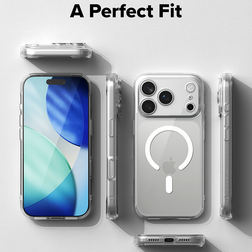Coque MagSafe pour Apple iPhone 18 Pro Max / 17 Pro Max, Ringke, Fusion, transparente mate