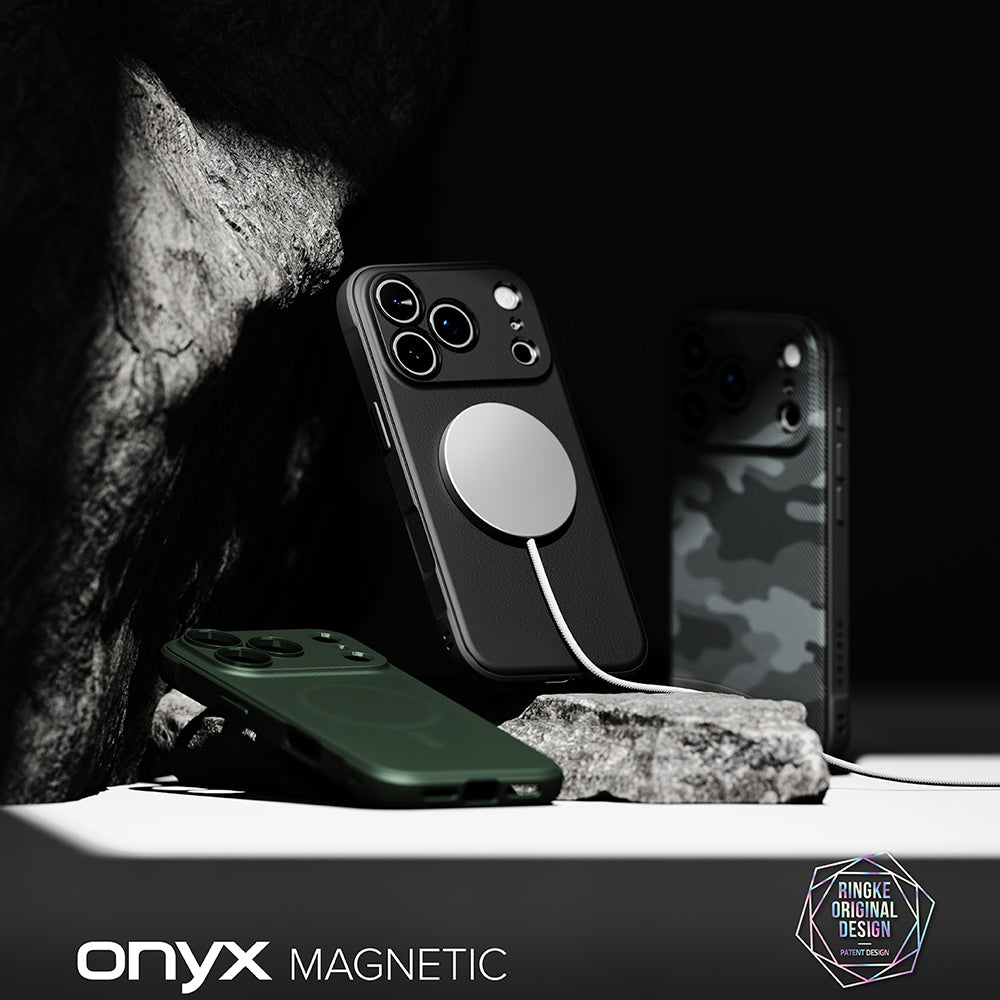 Coque MagSafe pour Apple iPhone 18 Pro Max / 17 Pro Max, Ringke, Onyx, Noire