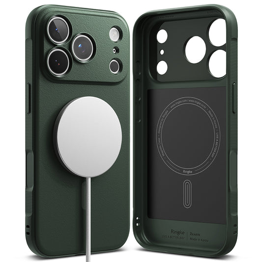 Coque MagSafe pour Apple iPhone 18 Pro Max / 17 Pro Max, Ringke, Onyx, Vert Foncé